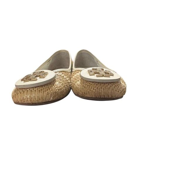 Tory Burch Reva Straw Flat  Size: 61/2 - Picture 6 of 8